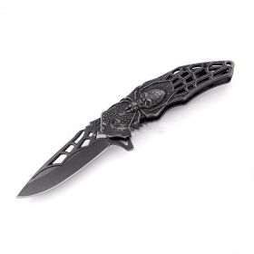 Stainless Steel Folding Knife Outdoor Folding Self-defense Multifunctional Survival (Option: YST5770 SW)