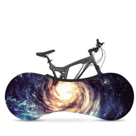 Bicycle Dust Cover, Wheel Cover, Elastic Dust Cover, Starry Sky Series (Option: C-One size)