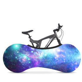 Bicycle Dust Cover, Wheel Cover, Elastic Dust Cover, Starry Sky Series (Option: B-One size)