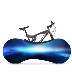 Bicycle Dust Cover, Wheel Cover, Elastic Dust Cover, Starry Sky Series (Option: F-One size)