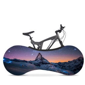 Bicycle Dust Cover, Wheel Cover, Elastic Dust Cover, Starry Sky Series (Option: I-One size)