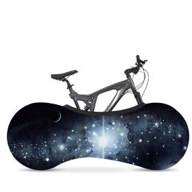 Bicycle Dust Cover, Wheel Cover, Elastic Dust Cover, Starry Sky Series (Option: M-One size)