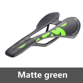 Ullicyc 2019 Newest Colorful Toplevel Mountain Bike Full Carbon Saddleroad Bicycle Saddle Or Road PartsZD143free Ship (Option: Matte green)