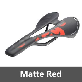 Ullicyc 2019 Newest Colorful Toplevel Mountain Bike Full Carbon Saddleroad Bicycle Saddle Or Road PartsZD143free Ship (Option: Matte Red)