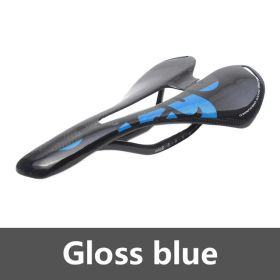 Ullicyc 2019 Newest Colorful Toplevel Mountain Bike Full Carbon Saddleroad Bicycle Saddle Or Road PartsZD143free Ship (Option: Gloss blue)