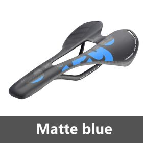 Ullicyc 2019 Newest Colorful Toplevel Mountain Bike Full Carbon Saddleroad Bicycle Saddle Or Road PartsZD143free Ship (Option: Matte blue)