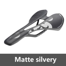 Ullicyc 2019 Newest Colorful Toplevel Mountain Bike Full Carbon Saddleroad Bicycle Saddle Or Road PartsZD143free Ship (Option: Matte silvery)