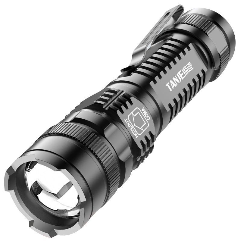 Daily carrying mini telescopic COB glare aluminum alloy LED flashlight Daily carrying mini telescopic COB glare aluminum alloy LED flashlight