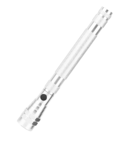 Telescopic torch (Color: Silver)