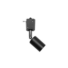 LED Ceiling Type Track Light E27 Screw Lamp (Option: Black-Interface of track)